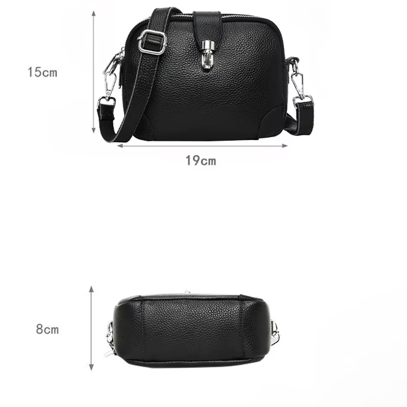 Sac à main en cuir de vachette 2024 couches pour femmes