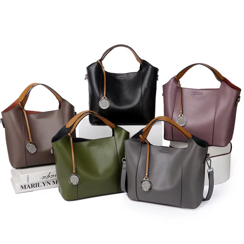 Sac à main en cuir de vachette pour femme, sac à bandoulière unique, mode 2025