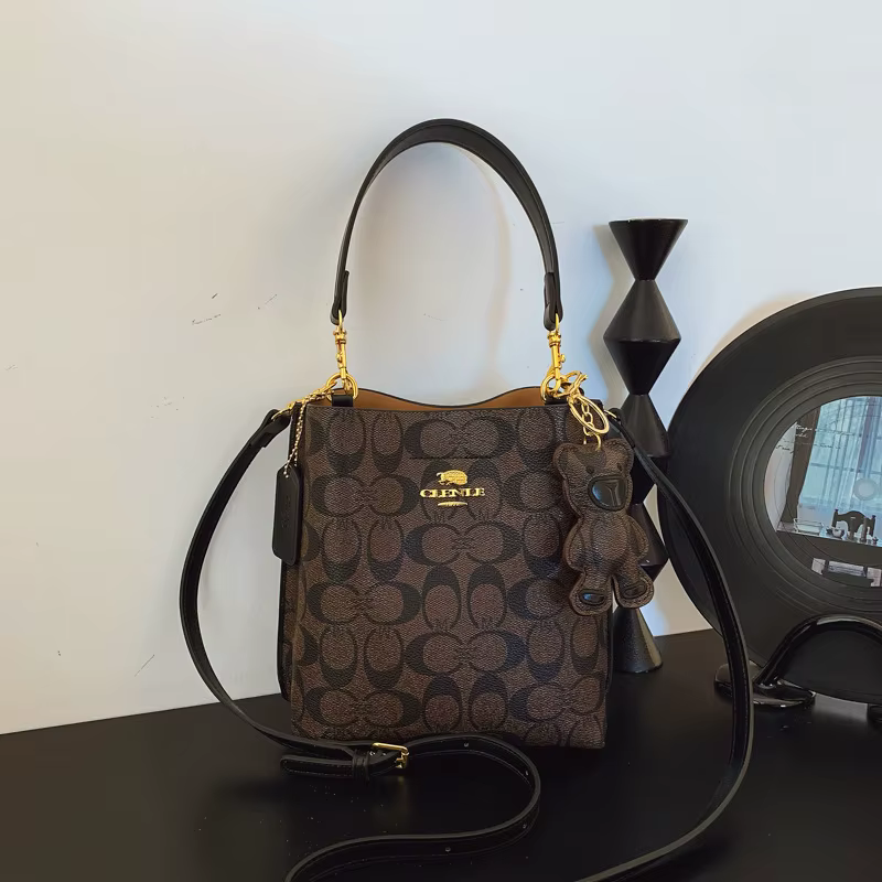 Sac à main élégant de luxe en forme de seau 2026