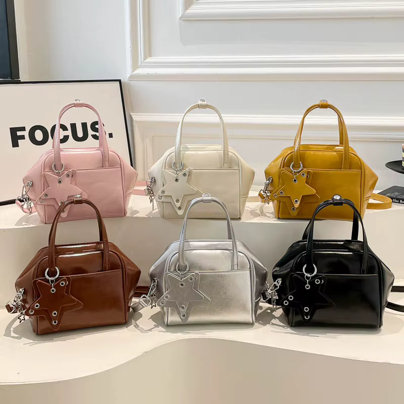 Sac à main en cuir souple pour femme