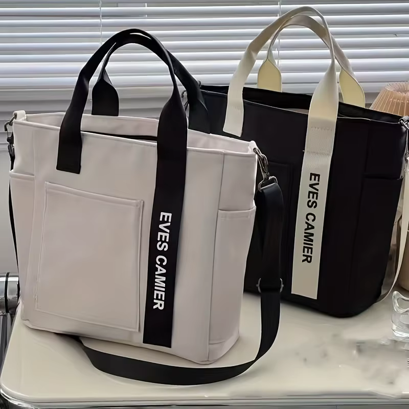 EVE's CAMER Sac à main multi-poches avec bandoulière réglable et fermeture éclair