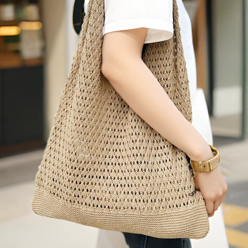 Sac fourre-tout en crochet pour femme