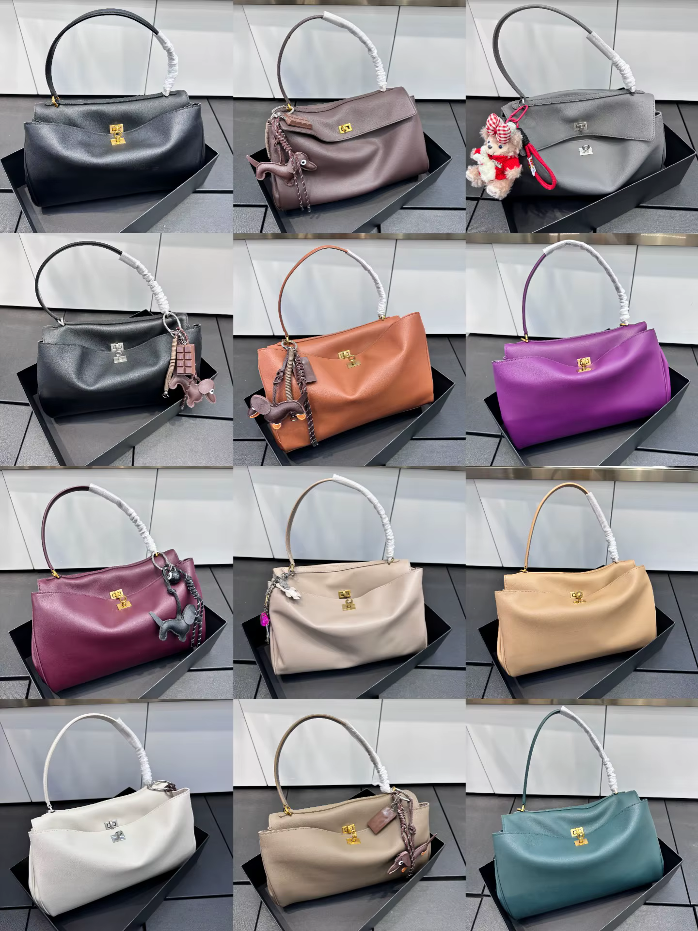 Sac à bandoulière Rodeobag Cow Pitot pour femme, grande capacité, sac sous les bras haut de gamme, style Piedmont, nouveau
