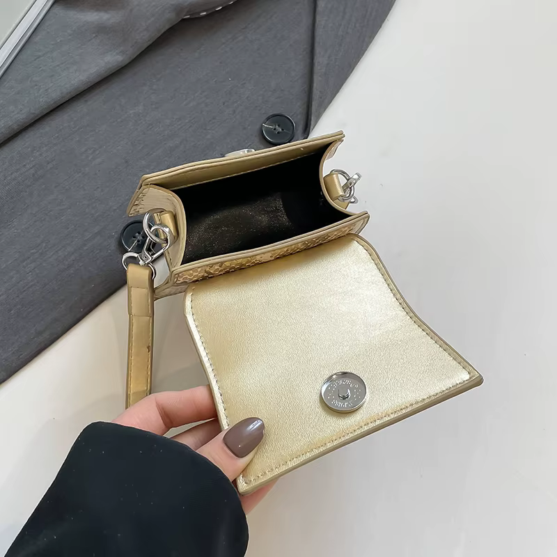 Sac à bandoulière Chic argenté pour femmes