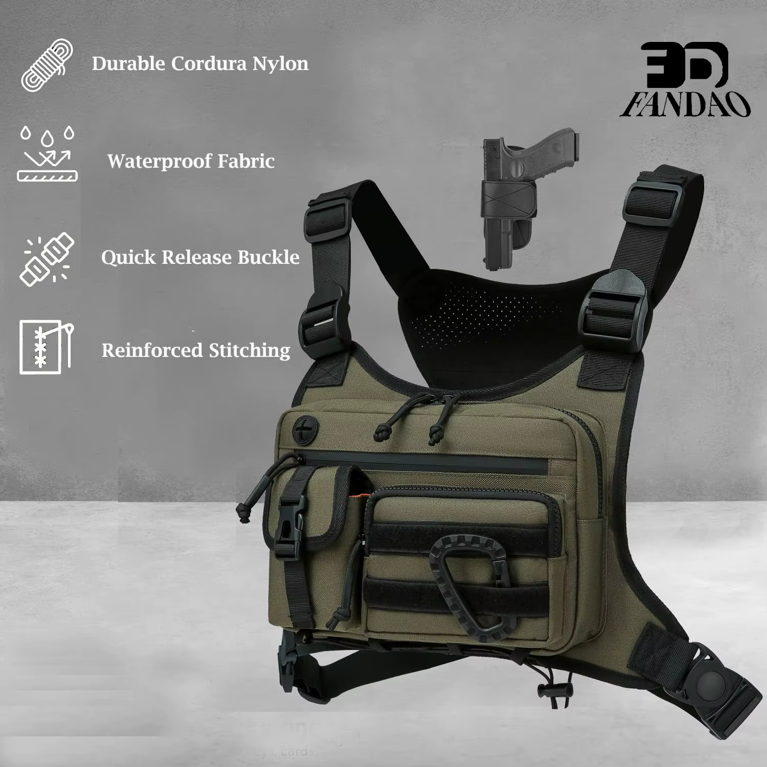 Sac de poitrine pour hommes et femmes