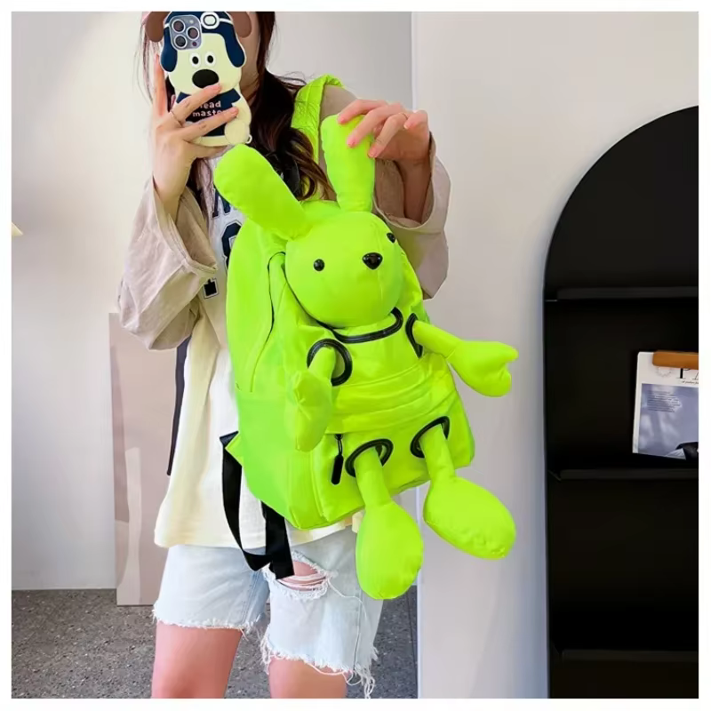 Sac à dos de dessin animé lapin mignon pour femme