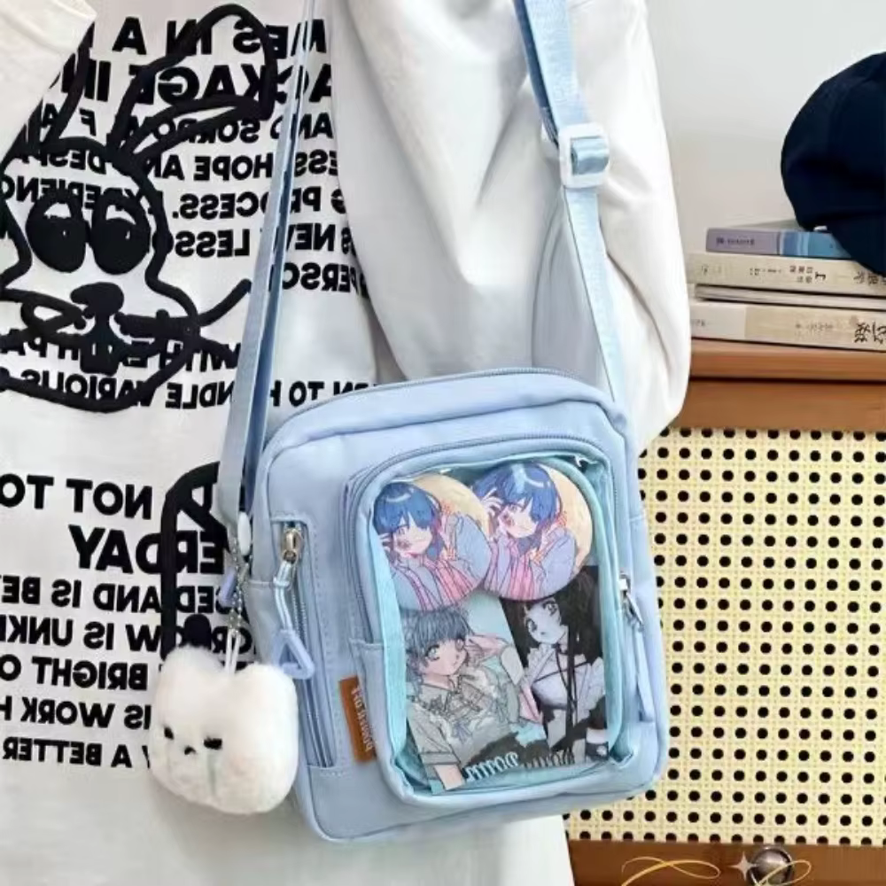 Y2K Mini Itabag femmes coréen décontracté sacs à bandoulière poche transparente petit sac