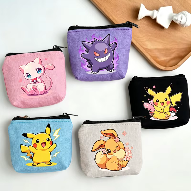 Petite bourse à monnaie mignonne Pokémon