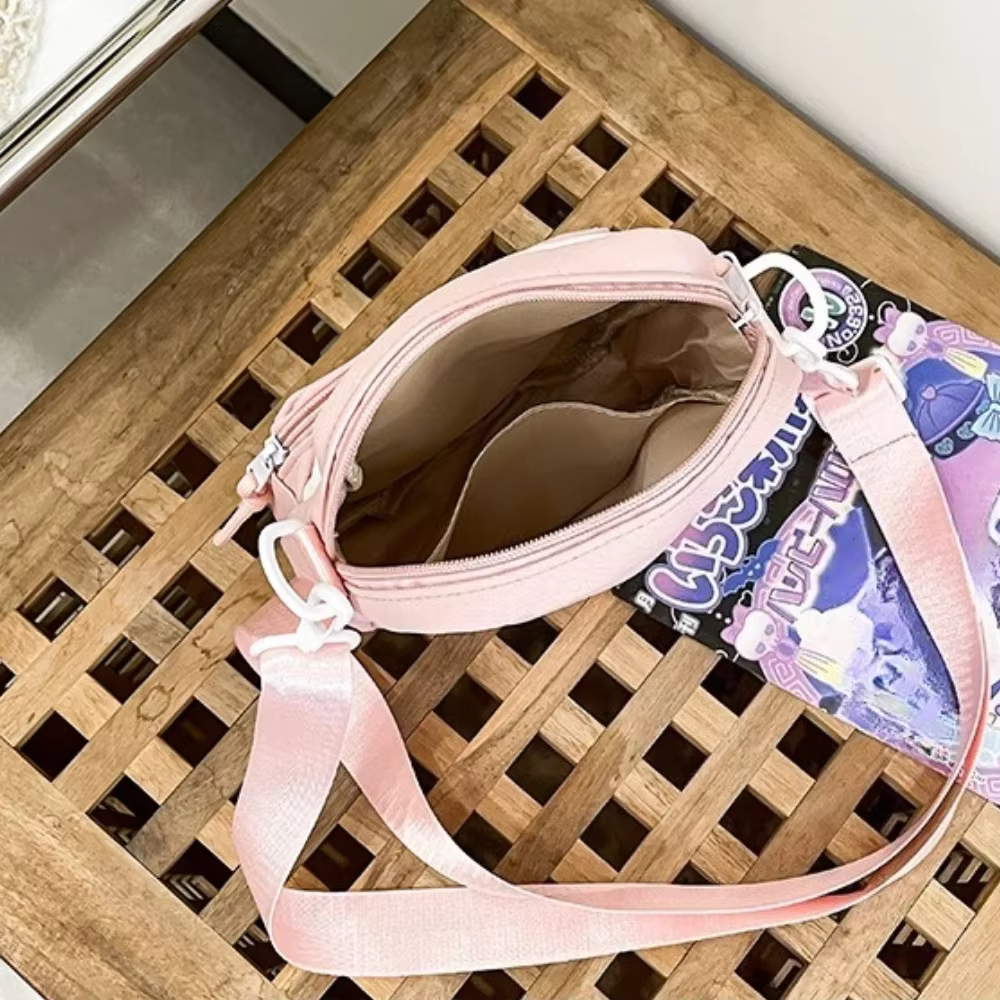 Tendance femmes Ita sacs mignon dessin animé chat brodé dame banlieue sac bricolage Badge sac décontracté femme