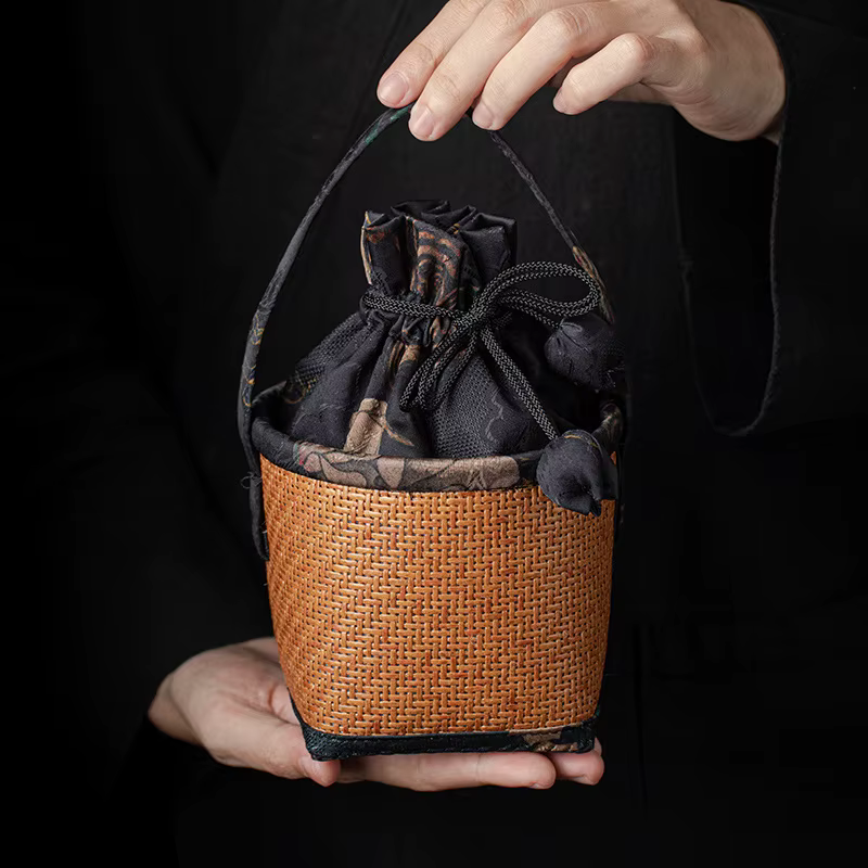 Petit sac à motif rotin
