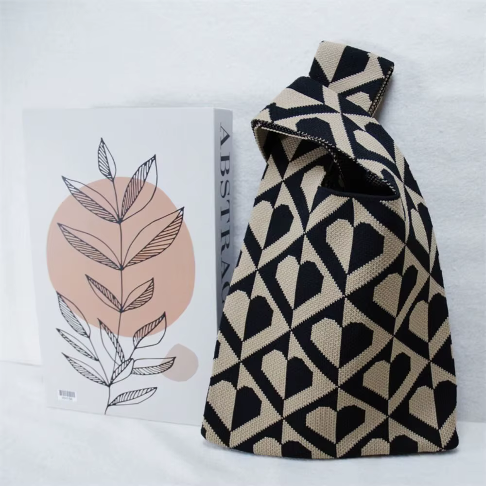 Sac à Main en Tricot de Grande Capacité