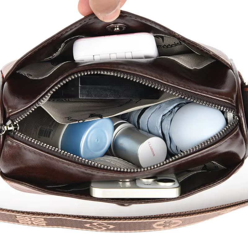 Sac à bandoulière rétro Double face pour femmes