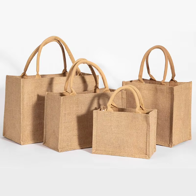 Sacs à main fourre-tout en lin vintage pour femmes