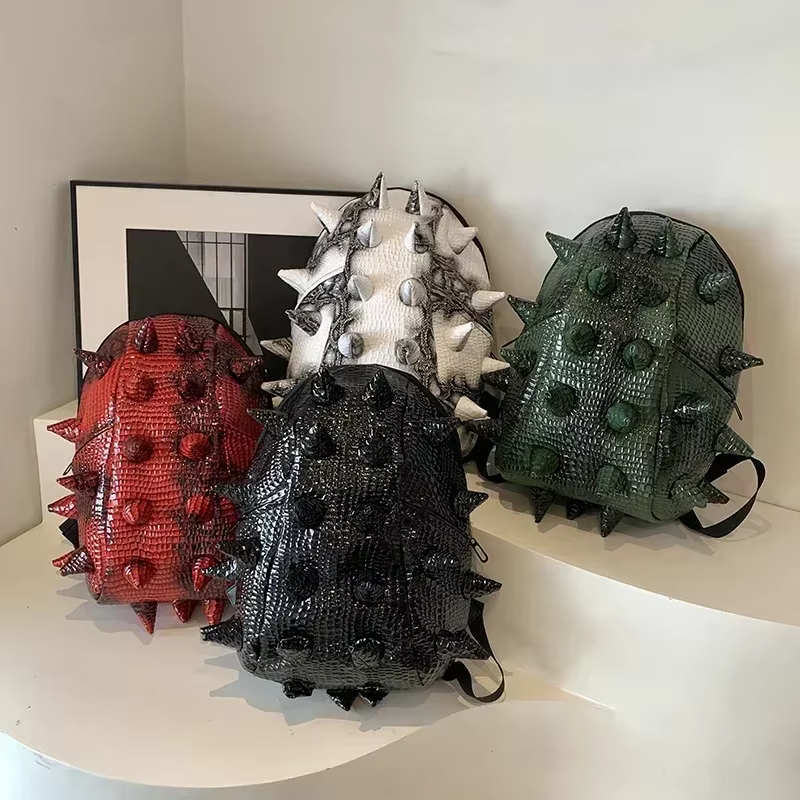 Sacs à dos en PU en forme de hérisson
