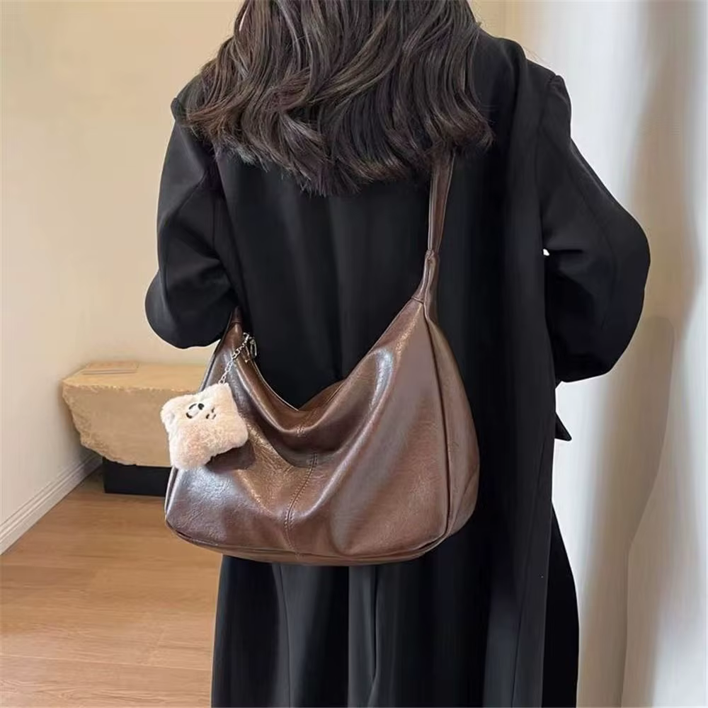 ChimSlouchy-Sac à bandoulière en cuir PU pour femme