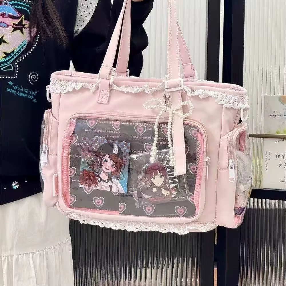 Sac à bandoulière Itabag japonais bidimensionnel motif Ballerine 'Grand Appétit'