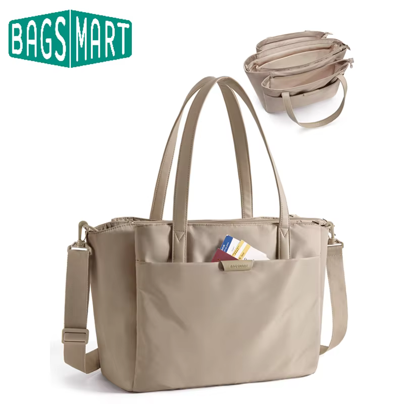 BAGSMART Sac fourre-tout pour femme 4 compartiments