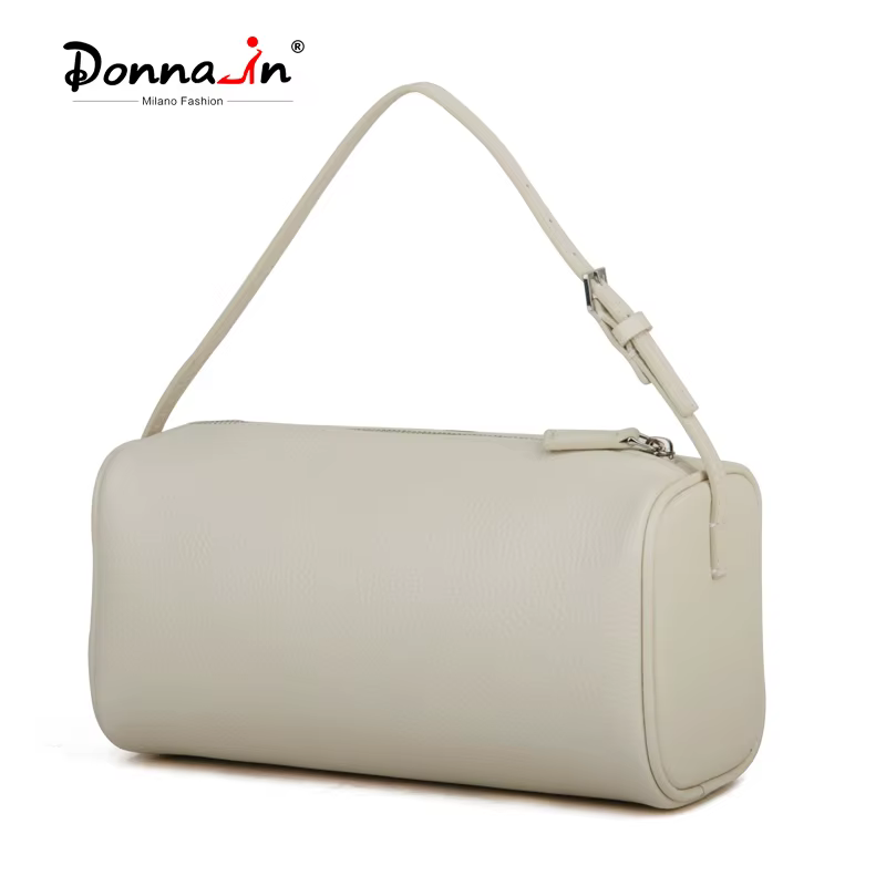 DONNAIN Mini sac à main en cuir véritable pour femme