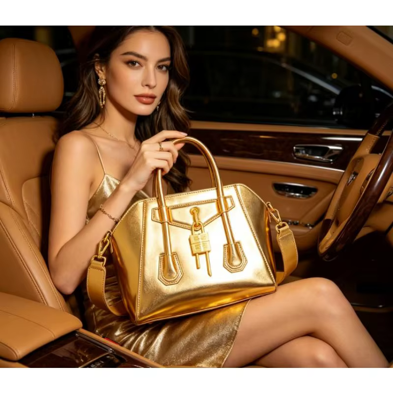 Sac à langer tendance en cuir pour femme
