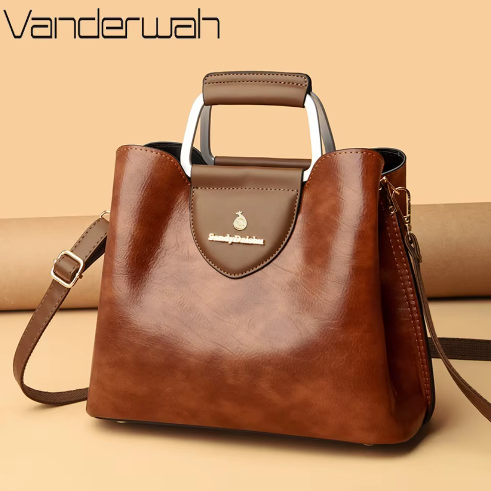Sacs à main en cuir véritable pour femmes