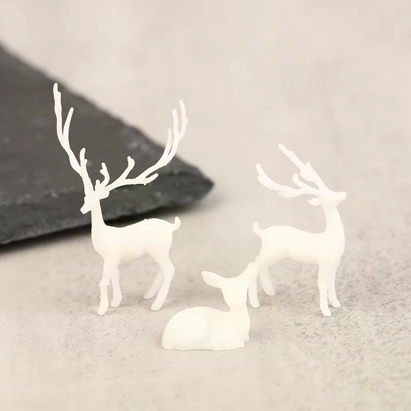 Mini cerf en résine cristal