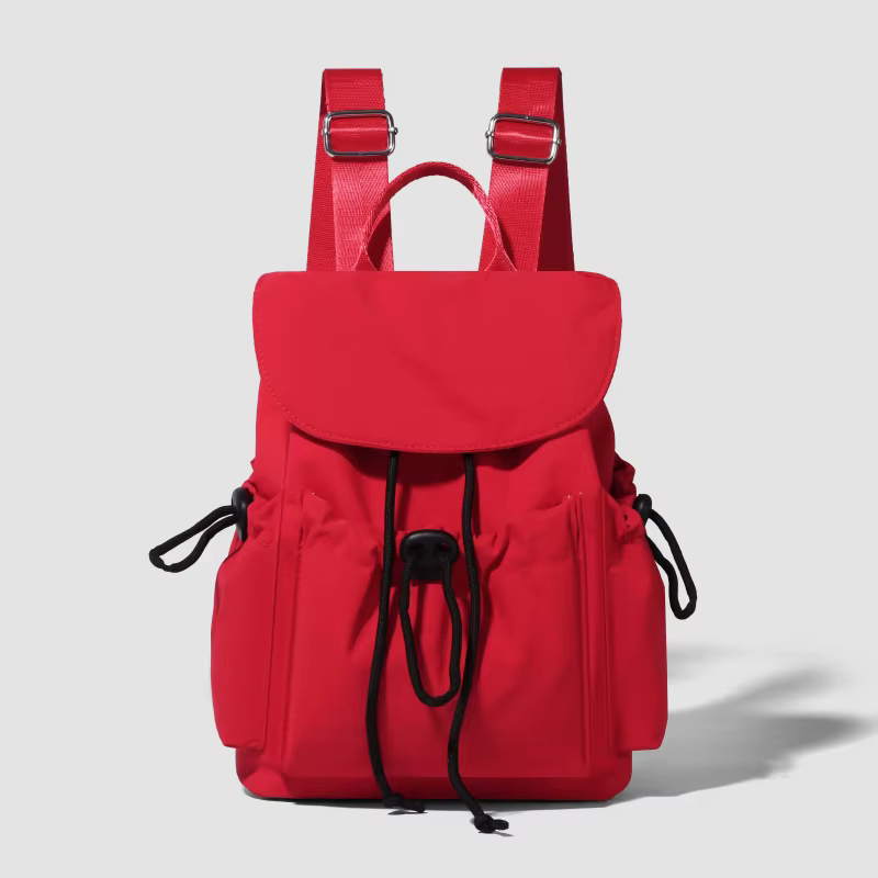 Sac à dos en tissu Oxford avec cordon de serrage pour femmes