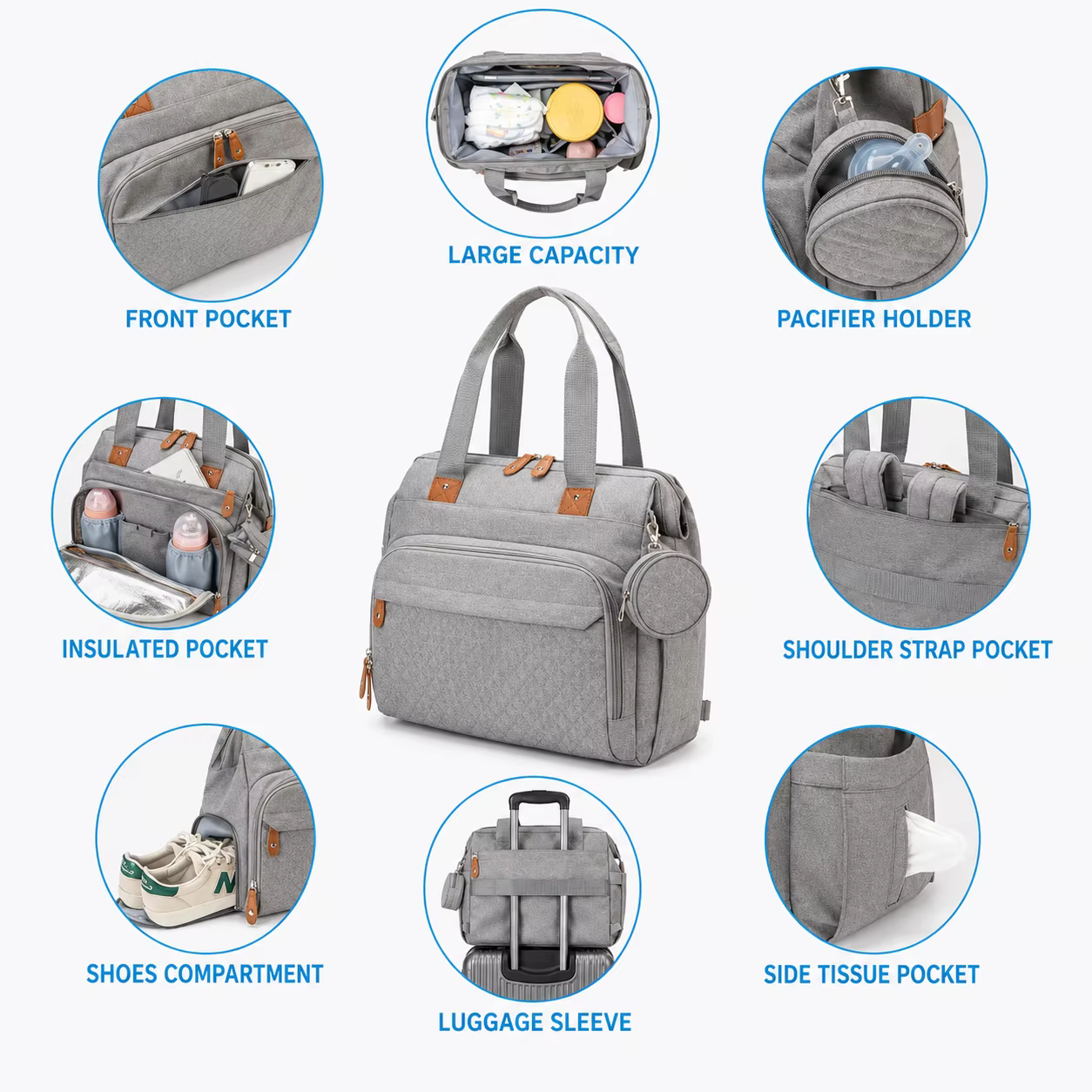 Sac à couches pour bébé