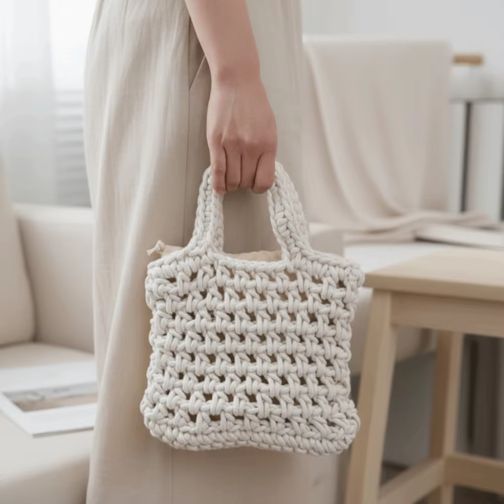 Nouveau sac en crochet bohème