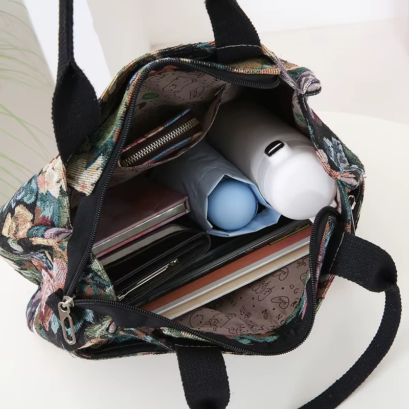 Sac fourre-tout à imprimé Floral pour femmes