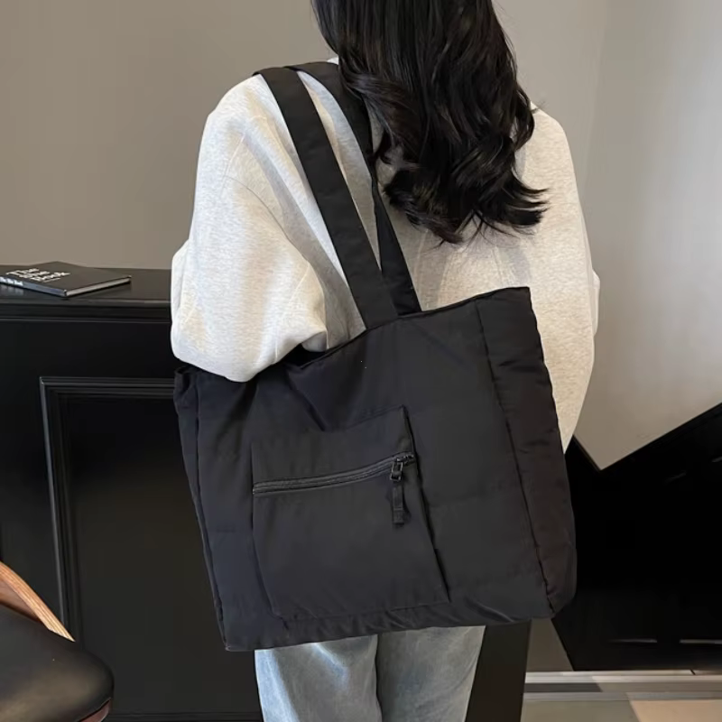 Sac fourre-tout en tissu de grande capacité