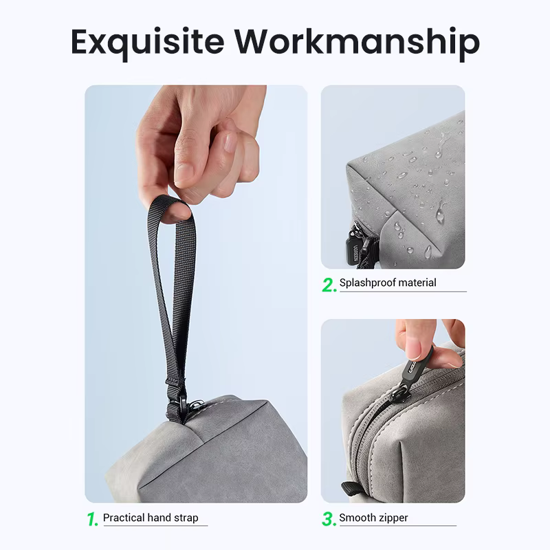 UGREEN – sac de rangement en cuir