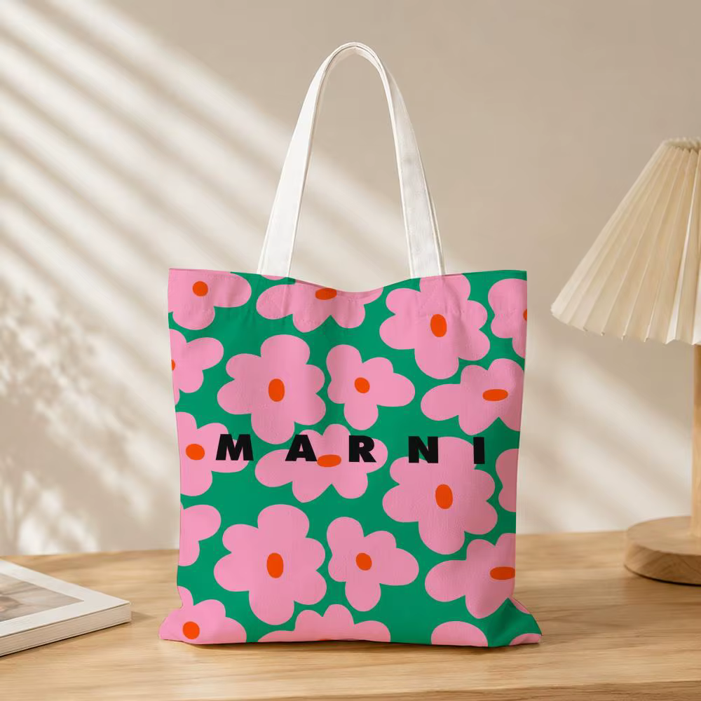 Sacs de rangement de la marque M-MARNIs, sac en toile, adapté au travail, à l'école et aux trajets quotidiens, sac de courses réutilisable.