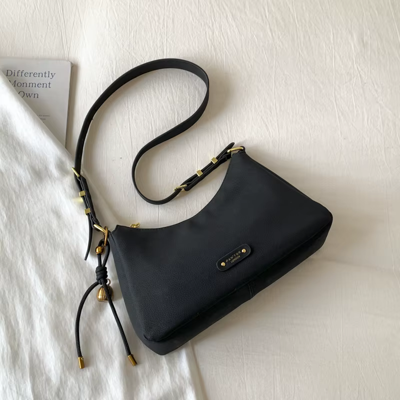 Sac à bandoulière rétro en cuir Pu pour femmes