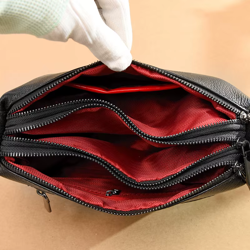 100% sacs à main en cuir véritable femmes