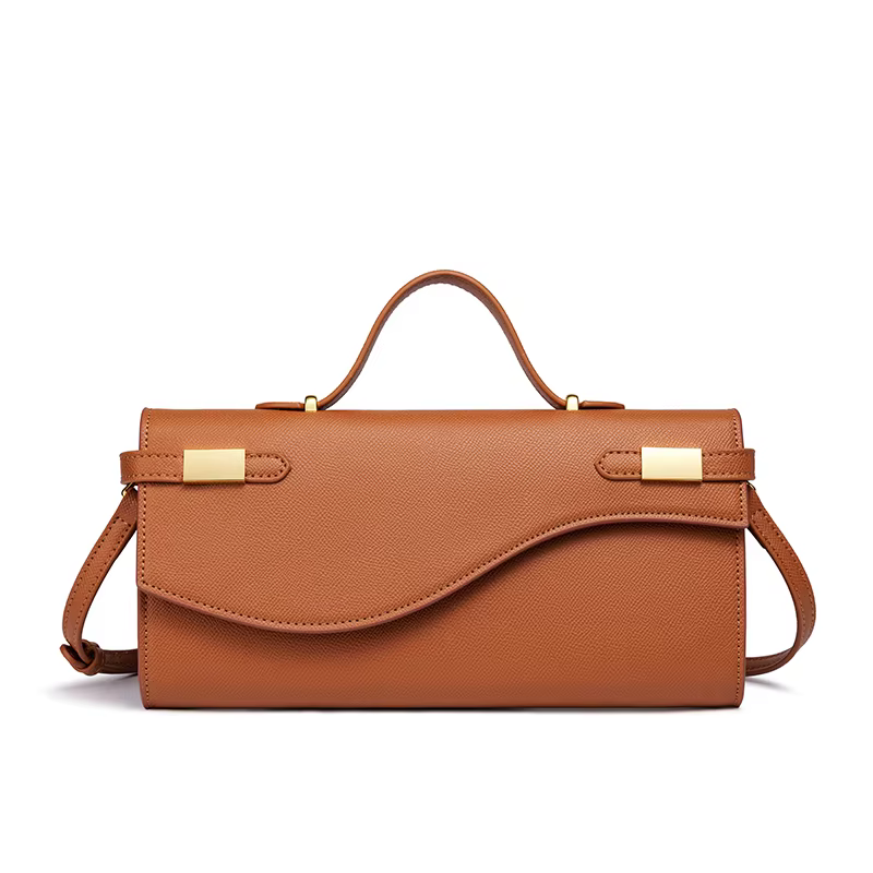 2025 transfrontalier nouveau cuir PU texture vintage pochette mode mini sac à main dames banlieue diagonale sac