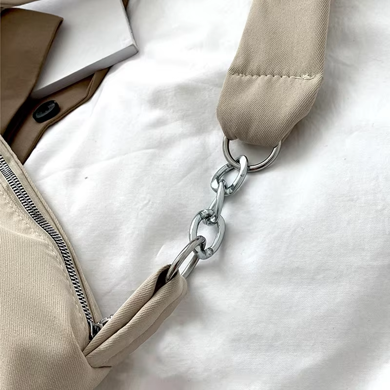 Sac à bandoulière noir pour femmes et filles, sac à main décontracté, solide, simple, sangles nouées, messager initié, fourre-tout