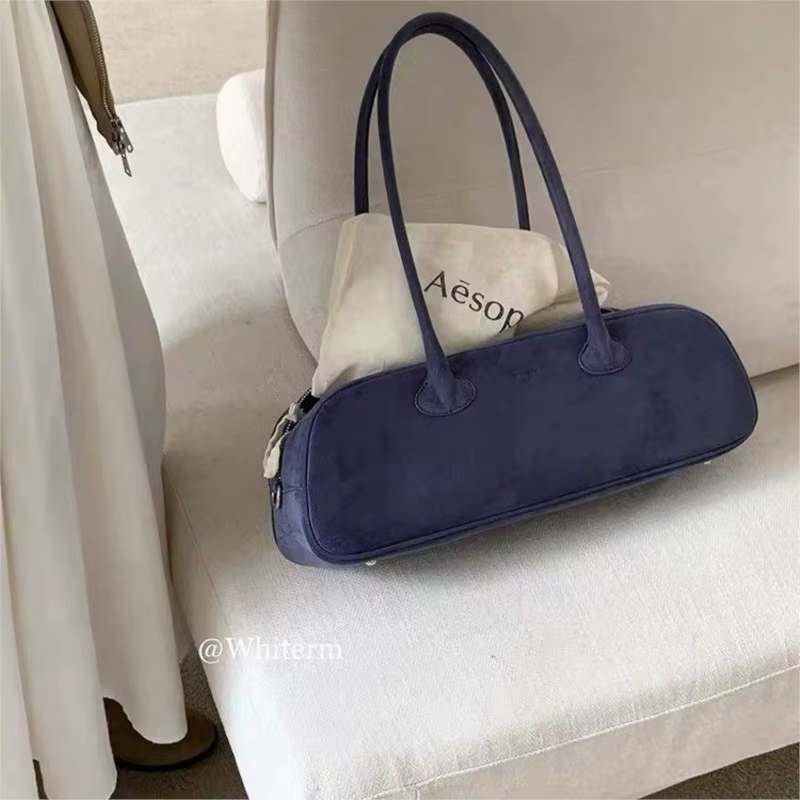 Sac à main rétro en daim pour femme