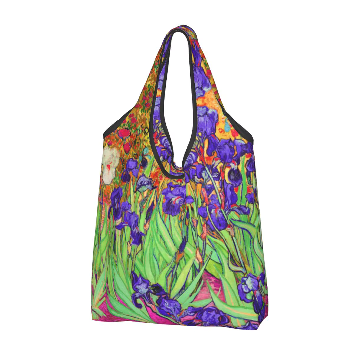 Sac fourre-tout portable personnalisé drôle 73 Terrasse la nuit