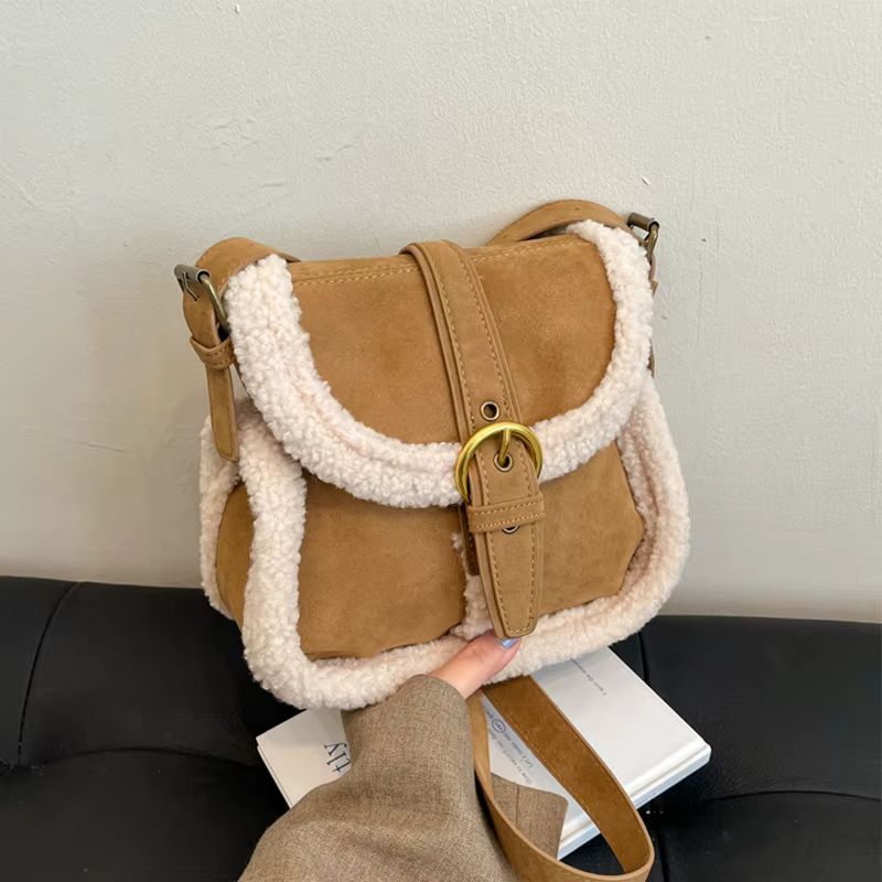Sac à bandoulière en cuir NuSO K pour femme