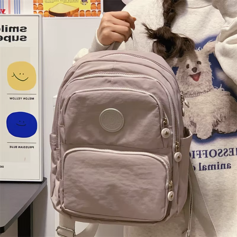 Sac à dos minimaliste jaune vif pour femme