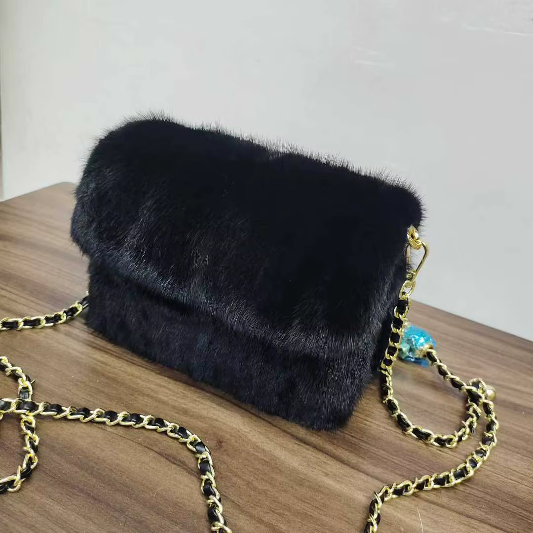 Ms.Minshu-Fur sacs à bandoulière pour femmes