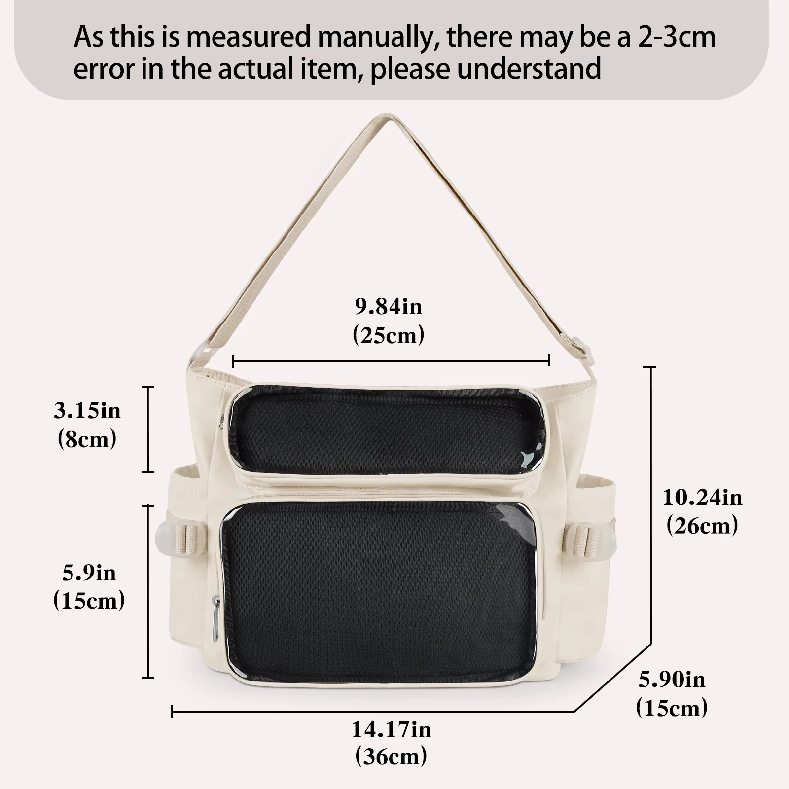 Sac Ita avec insert de fond transparent Buylor pour femme