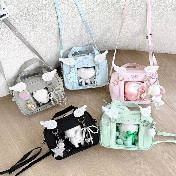 Multi-fonction fourre-tout Ita Sac Crossbady Sac Femme aile épissé Bolso perles arc sacs à main