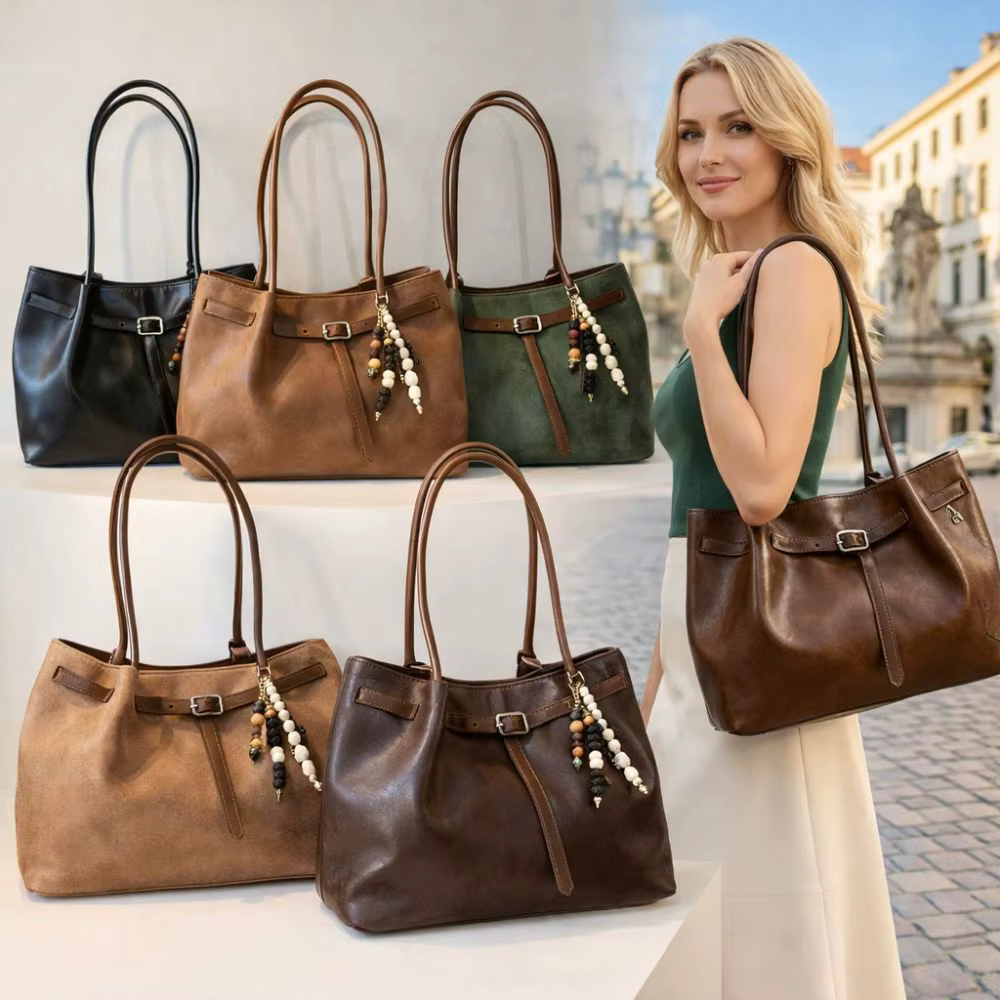 Sac à bandoulière en daim/cuir PU