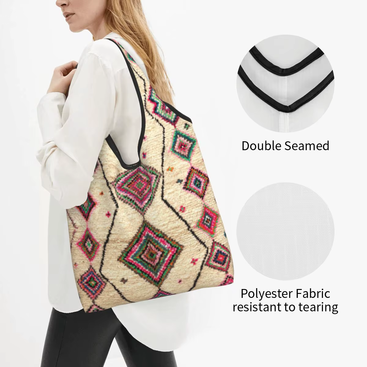 Sac à Main Personnalisé de Style Marocain Berbère Lea Boho