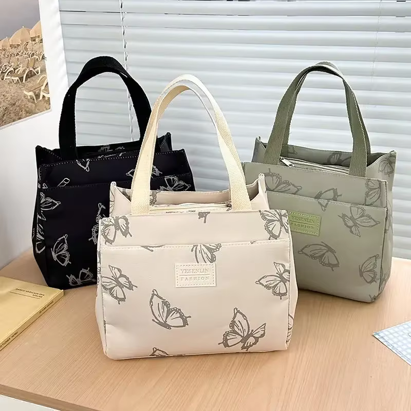 Sac à main polyvalent imprimé papillon