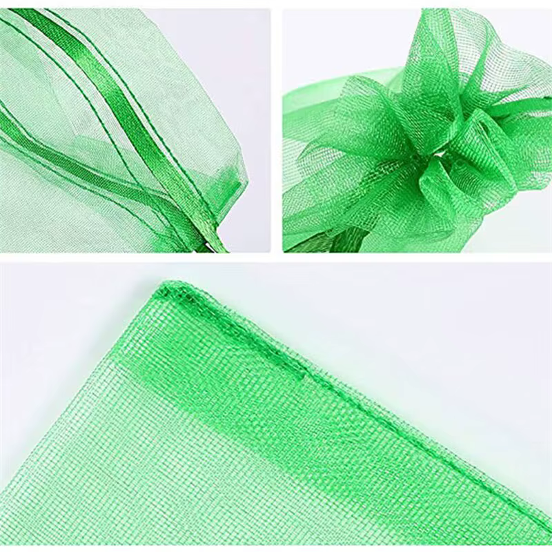 50 pcs/Lot Multicolore Bijoux Emballage Sac 7*9 11*16 15*20cm Organza Sacs Cadeau De Stockage De Mariage Cordon Pochettes En Gros
