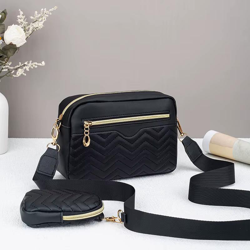 Sac carré à bandoulière minimaliste décontracté