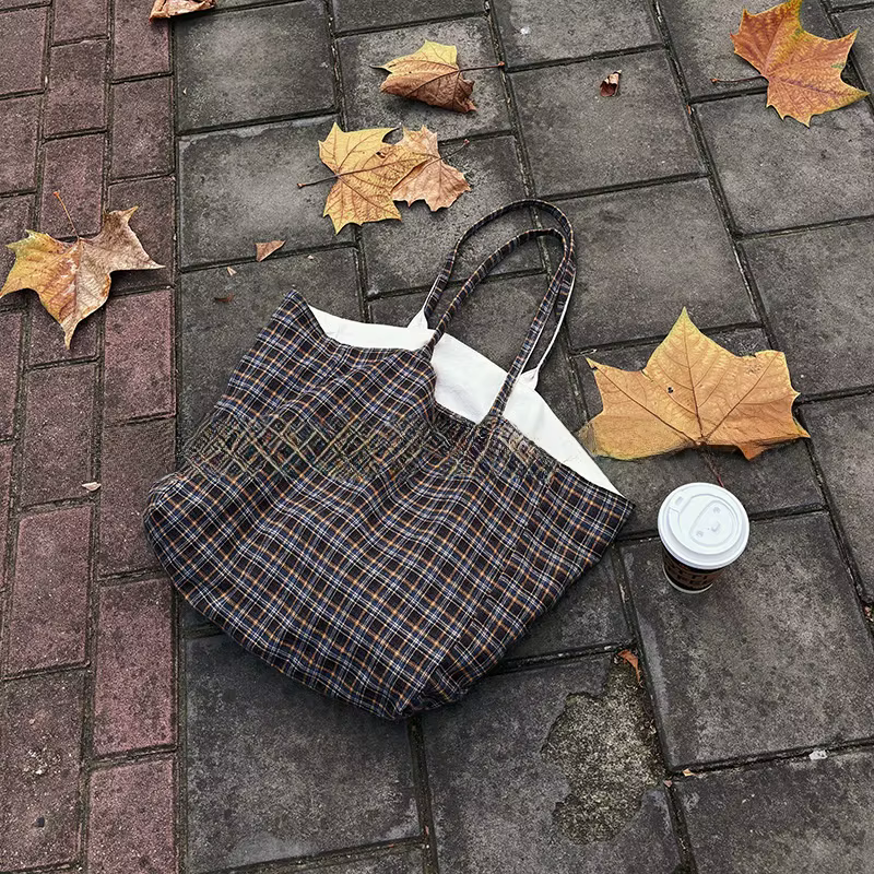Sac fourre-tout chic en tweed pour femme