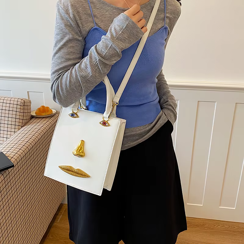 Nouveaux Sacs à Main Harajuku pour Femmes : Sacs Bandoulière Rigides